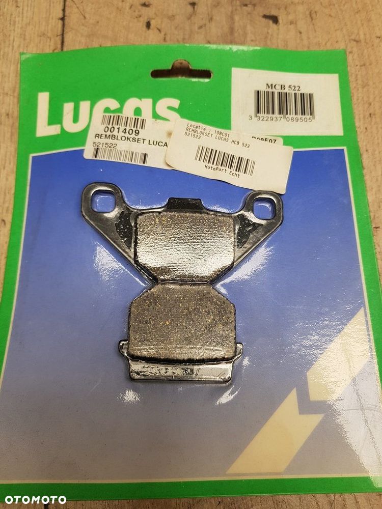 Klocki hamulcowe TRW-Lucas MCB 522 Honda MCX80 Peugeot 50 Vivacity - 2