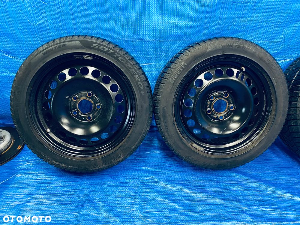 KOŁA 17 KOŁO FELGA STALOWE 17" 5X120 ; 67,1mm ET41 KOMPLET ; OPONY ZIMOWE ZIMA PIRELLI ; OPEL INSIGNIA A - 3