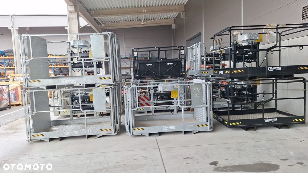 Manitou osprzęt do ładowarka teleskopowa kosz łyżka wciągarka i inne - 4