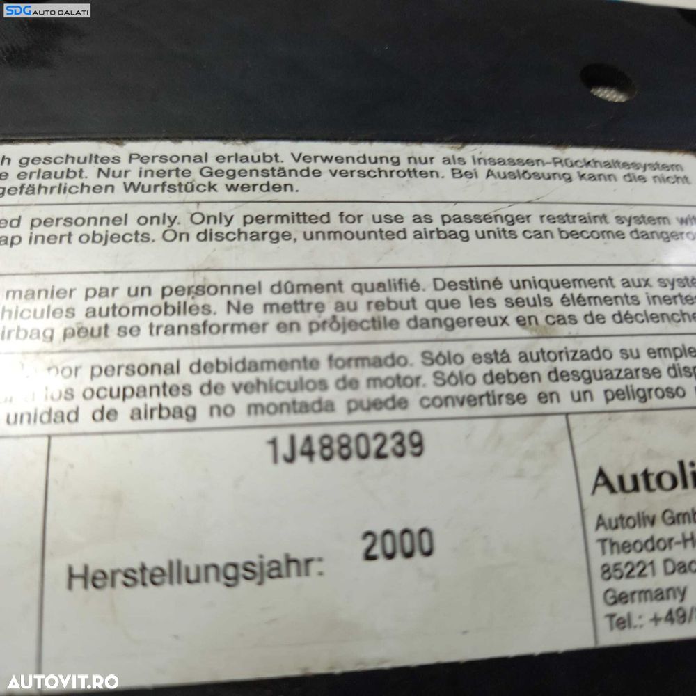 Airbag Scaun Stanga Volkswagen Bora 1998 - 2005 Cod 1J4880239 [1205] - 3