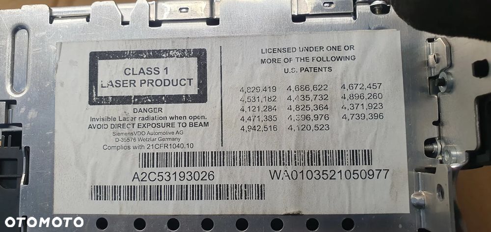 Radio radioodtwarzacz NAVI nawigacja czytnik BMW 6 E63 9123087 - 9