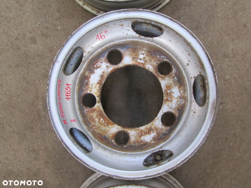 mitsubishi canter fuco felgi stalowe 16" - 3