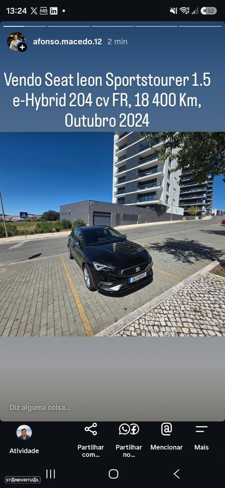 SEAT Leon ST 1.5 TSI e-Hybrid FR DSG Edição Fiscal - 3