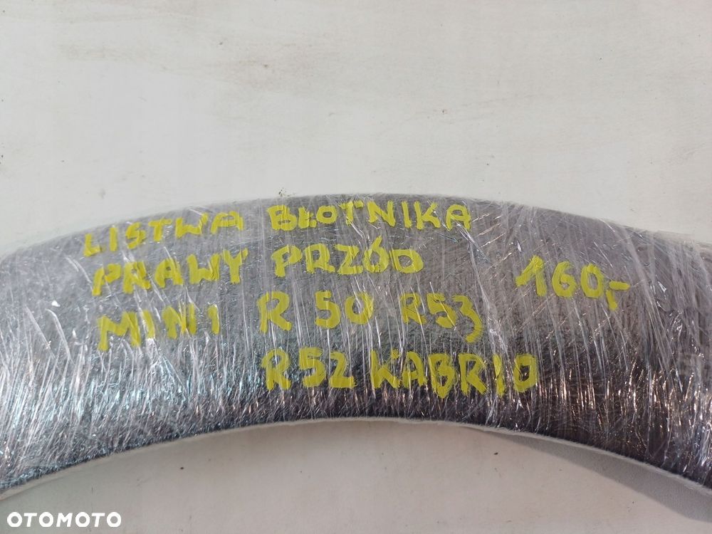 listwa błotnika prawy przód mini r50 r53 r52 kabrio - 12