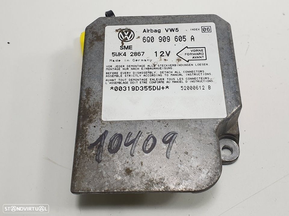 CENTRALINA AIRBAG VOLKSWAGEN GOLF IV VARIANT 2001 -6Q0909605A - 4