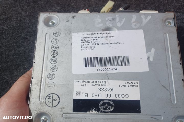 Magazie CD 462100-8592 CC33668FXB NAVIGATIE Mazda 5 CR [2005 - 2008] - 4