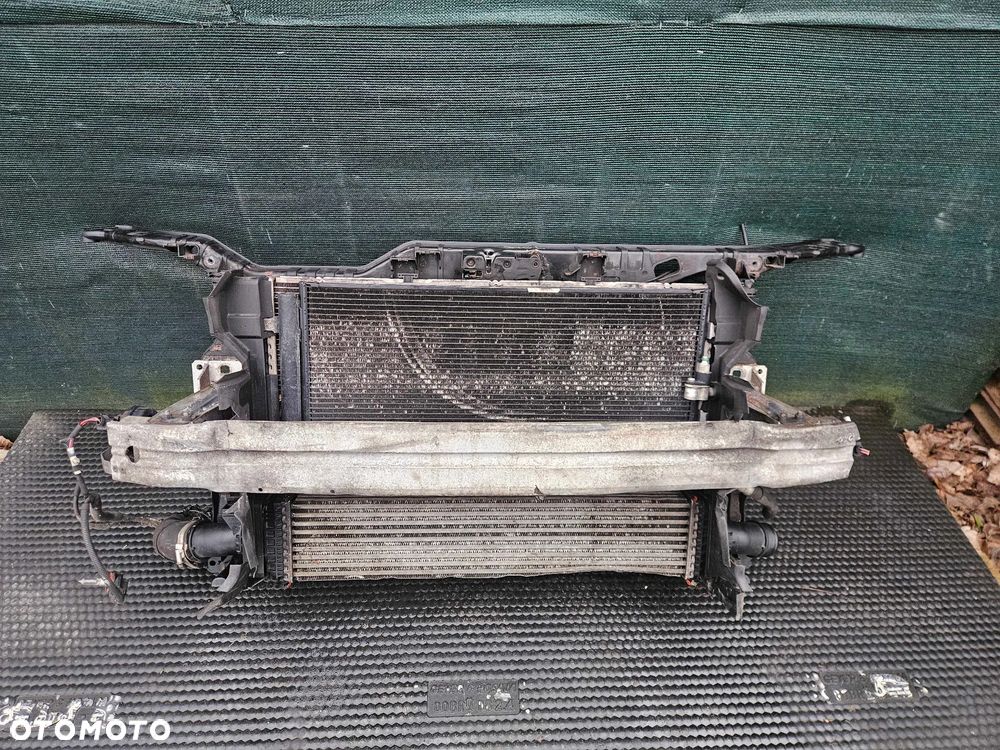 Pas Przedni Wzmocnienie Czołowe Belka Zderzaka Chłodnice Intercooler Wentylator 1.8 2.0 TFSI 2.0 TDI AUDI A4 B8 - 1