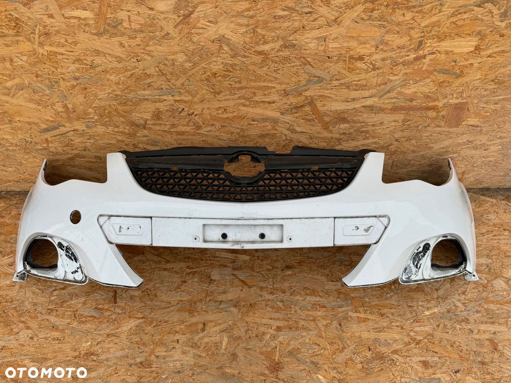ZDERZAK PRZÓD PRZEDNI OPEL CORSA D OPC GRILL 95508017 327946489 ORYGINAŁ - 1
