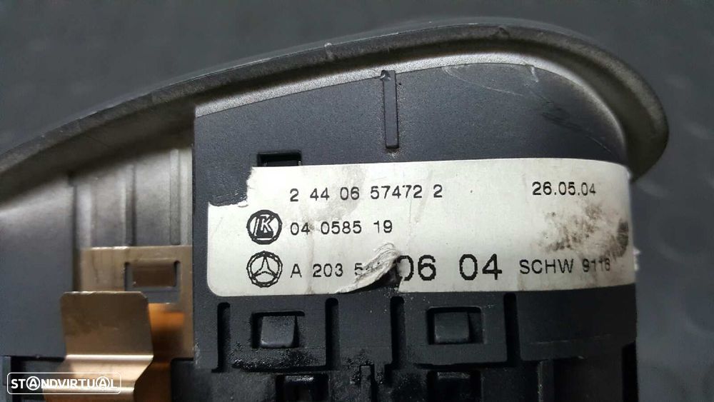 COMANDO DAS LUZES MERCEDES CLASE C (W203) BERLINA 200 CDI (LA) (203.007) - 8