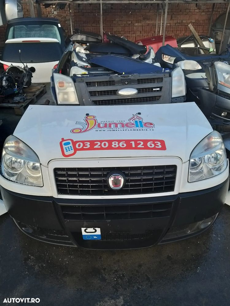 Fata Completa pentru Fiat Doblo din 2008, ALB, volan pe stanga - 4
