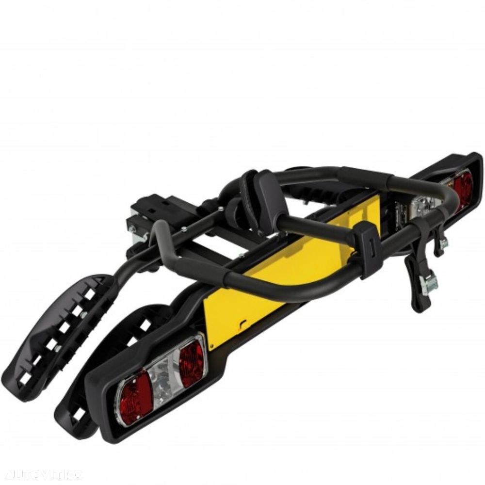 Suport 2 biciclete Peruzzo Siena 669N cu prindere pe carligul de remorcare, Negru - 6