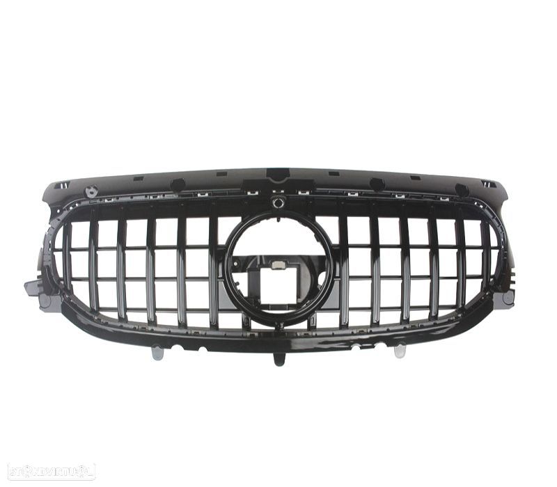 GRELHA FRONTAL MERCEDES GLA H247 AMG 20- LOOK GT PRETA - 1