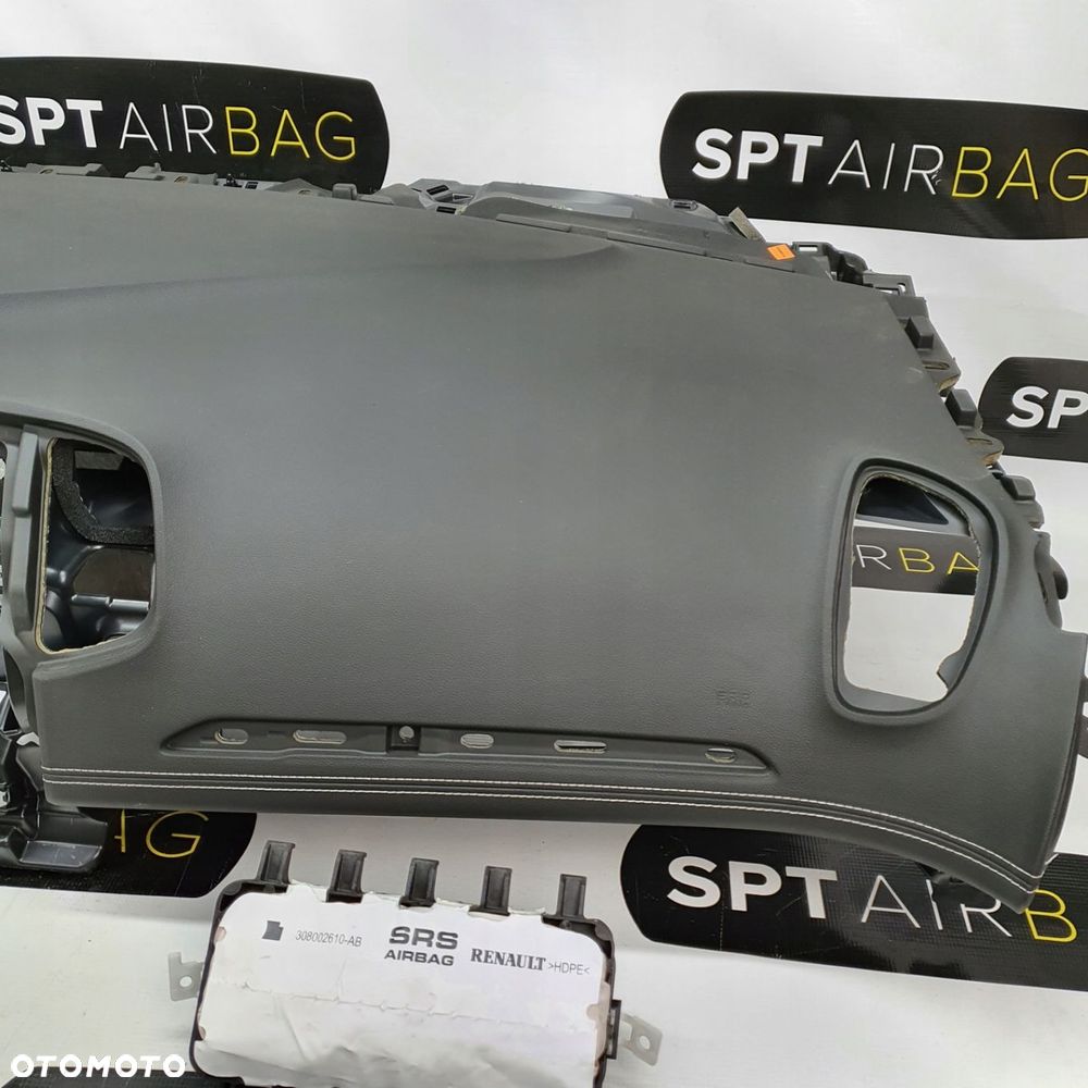 RENAULT SCENIC IV 4 START STOP NITKA DESKA ROZDZIELCZA KONSOLA KOKPIT PULPIT PODUSZKI AIRBAG AIR BAG PASY KIT SET - 4