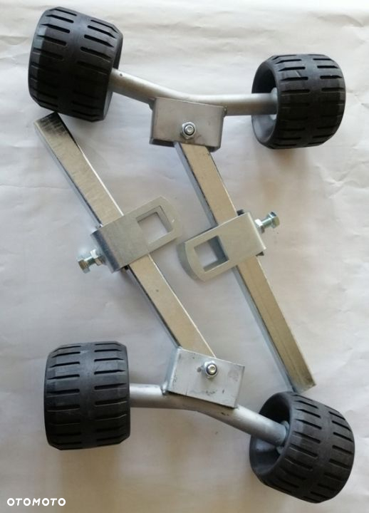 Podpory boczne do przyczep rolki podwójne podpora BRENDERUP KUBIX - 4
