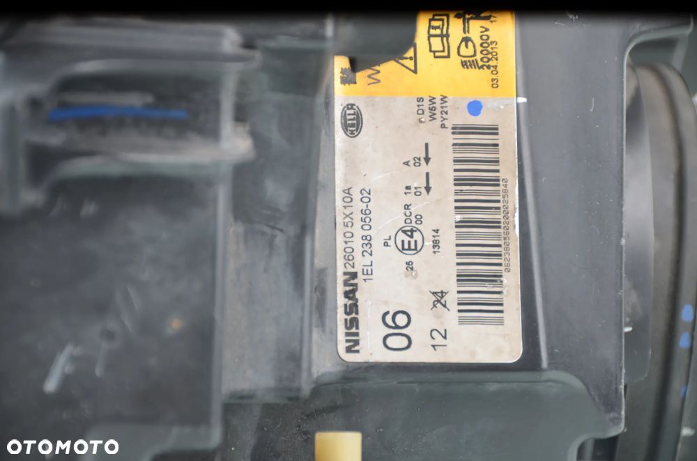 NISSAN NAVARA FACELIFT BI-XENON 09-12r 260105X10A PRAWA Przedni Oryginał - 5