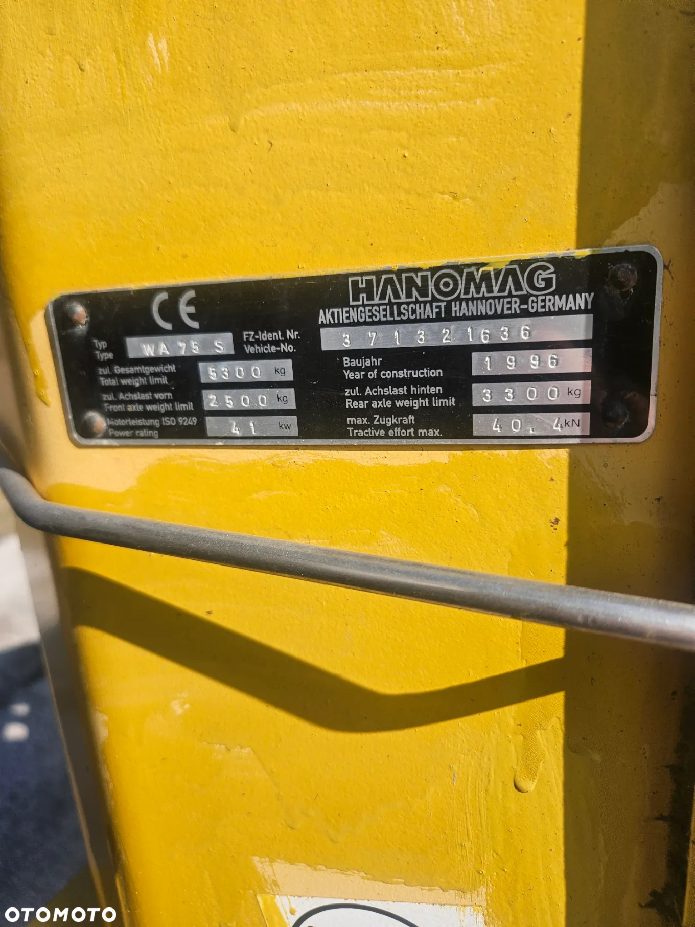 Hanomag 15 F komatsu WA75 - 17