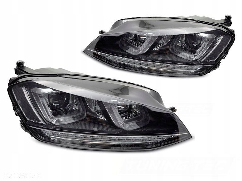 Reflektor Lampa kp Xenon-look h7 GTI Tuning Dynamiczne DTS VW Golf VII 7 5g - 1