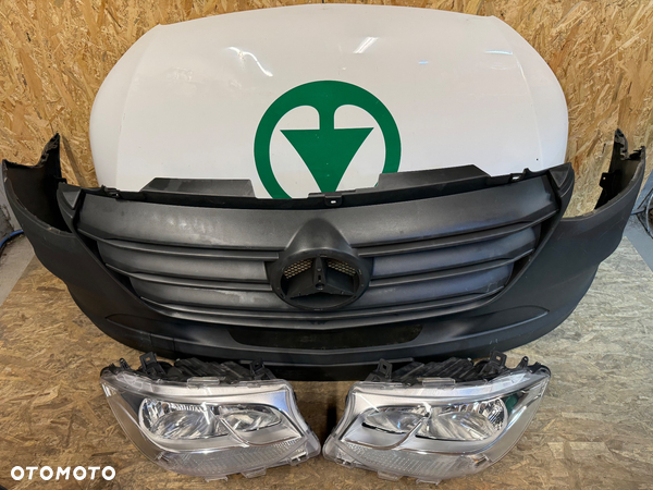 Maska zderzaka lampa komplet chłodnic Mercedes sprinter 907 910