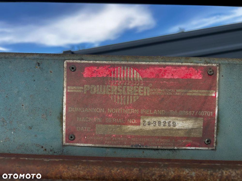 Powerscreen taśmociąg - 2