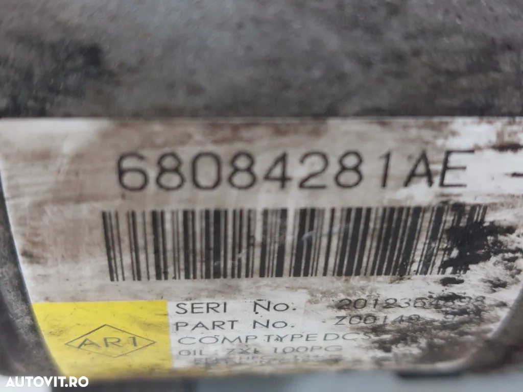 Compresor clima / AC Fiat Freemont 2.0 JTD 2011 2012 2013 2014 2015 2016 68084281AE - 3