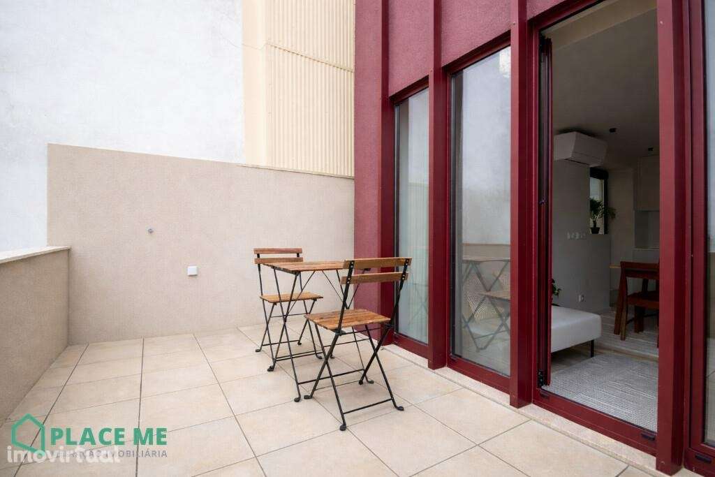 Apartamento T1 - Novo - Centro Braga - C/ Terraço - Equipado e Mobilad - Grande imagem: 5/16