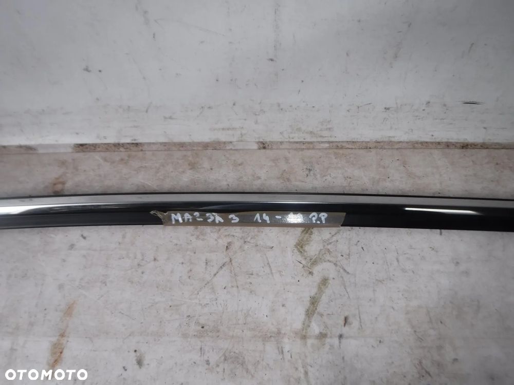 mazda 3 bm 14r- listwa drzwi przód prawa chrom parapet - 6
