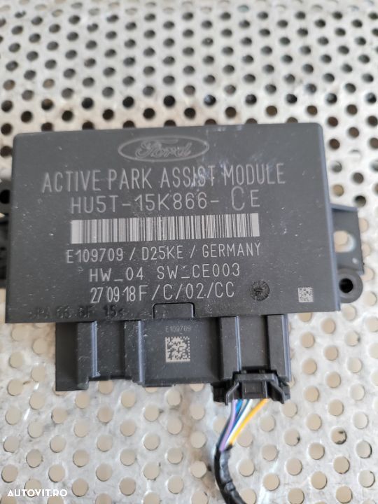 Modul Senzori Parcare Ford Ecosport Fiesta Dupa 2015 Cod HU5T-15K866-CE - 2