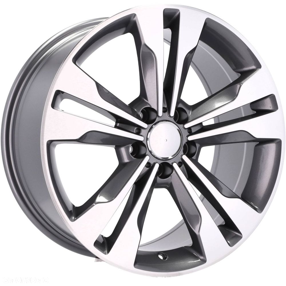 4x Felgi 17 m.in. do MERCEDES A W177 W168 B CLA W117 C W204 W205 E W211 W212 W213 - BK754 (QC1106, F - 2