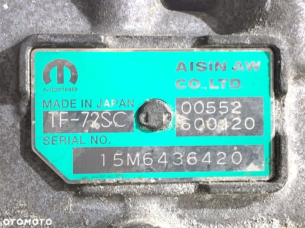 SKRZYNIA BIEGÓW  FIAT TIPO sedan (356_) 2015 - 2022 1.6 (356SXE11) 81 kW [110 KM] benzyna 2015 - - 8
