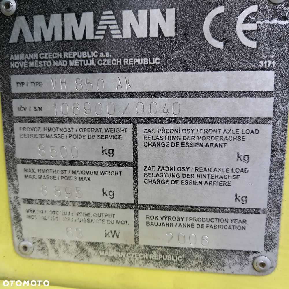 Ammann VH 850 AK - 7