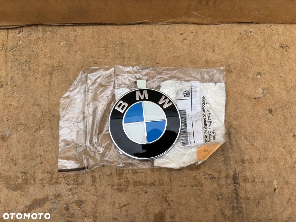 Nowy Oryginalny Znaczek Emblemat Maski Klapy BMW 82mm X2 F39 X4 G02 MX4 F98 Zderzaka 7463692 51147463692 - 1