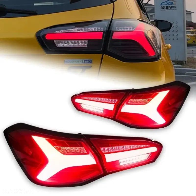Ford Focus 2019–2023 Lampy Tylne LED DRL Kierunkowskaz Stop Cofanie Komplet - 1