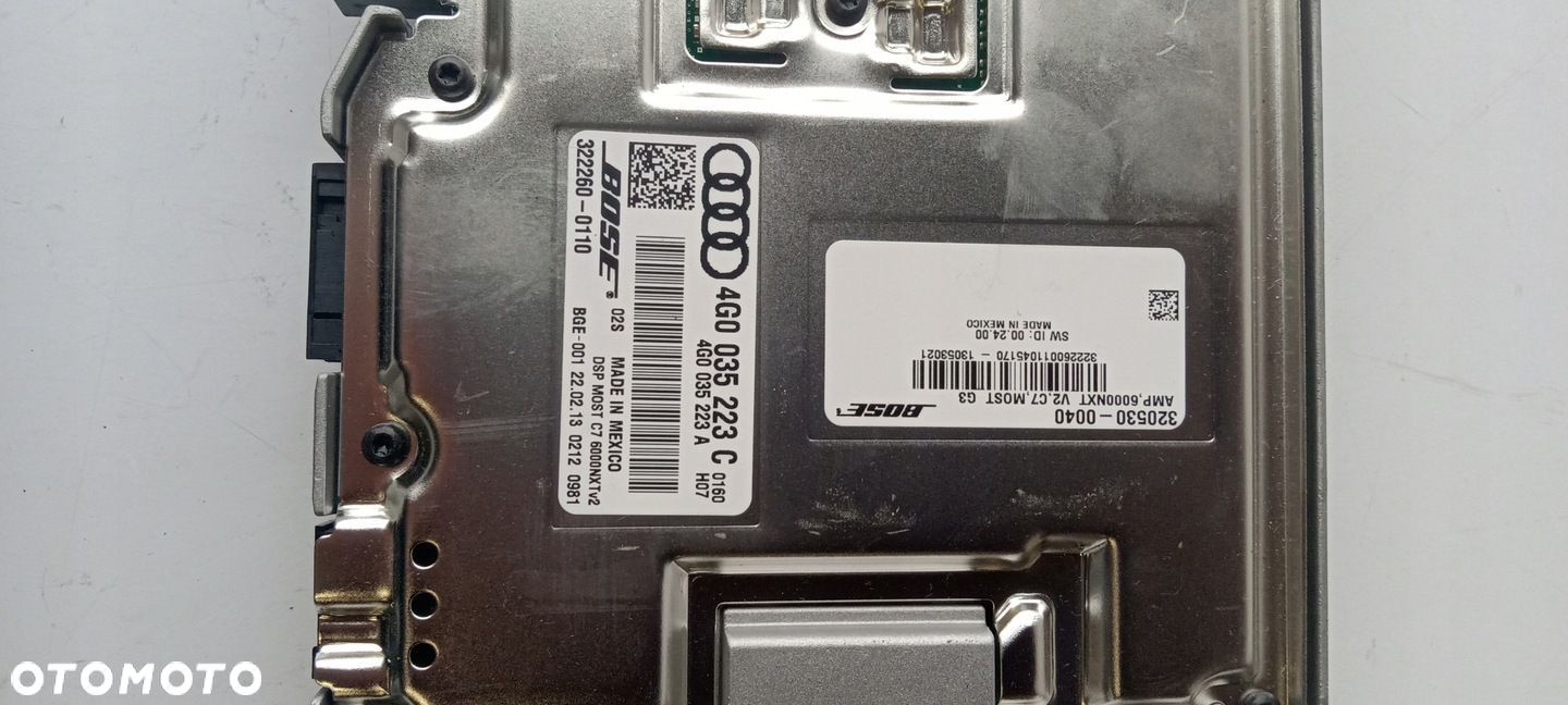 Wzmacniacz BOSE 4G0035223C AUDI A7 10- - 1