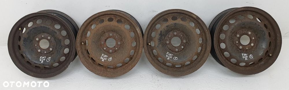 FELGA STALOWA 14 5.5J ET35 4X98 FIAT 500 143694 - 4