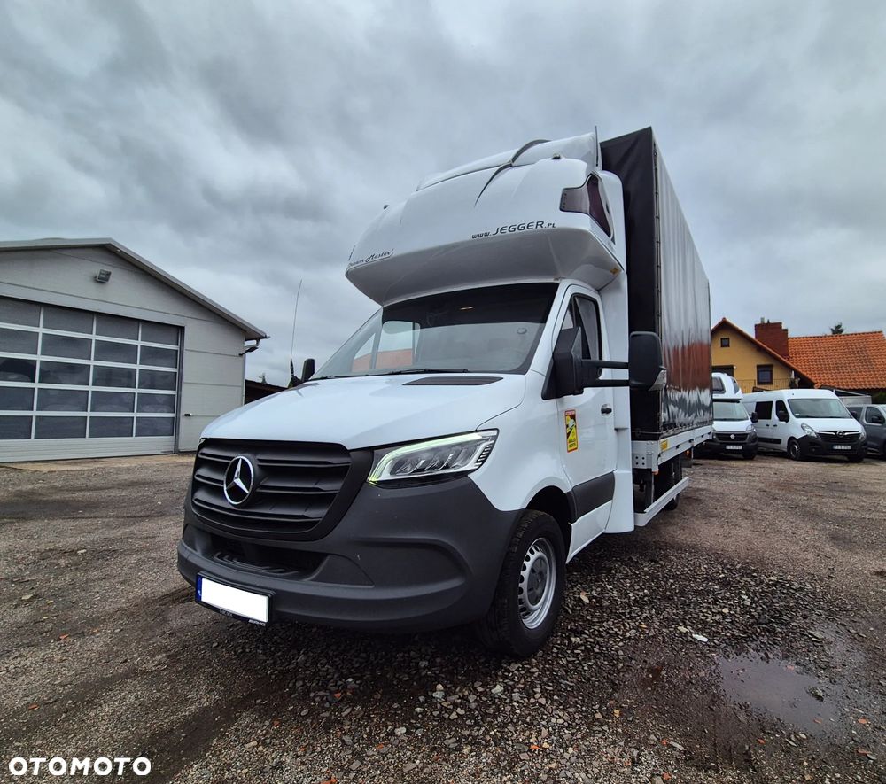Mercedes-Benz SPRINTER 319 12EP JEGGER FULL LED 2023 DRZWI TYŁ KLIMATYZACJA WEBASTO PODUSZKI SALON PL BEZWYPADKOWY SERWISOWANY W ASO MB BEZ KLUCZYKOWY DOSTĘP - 4