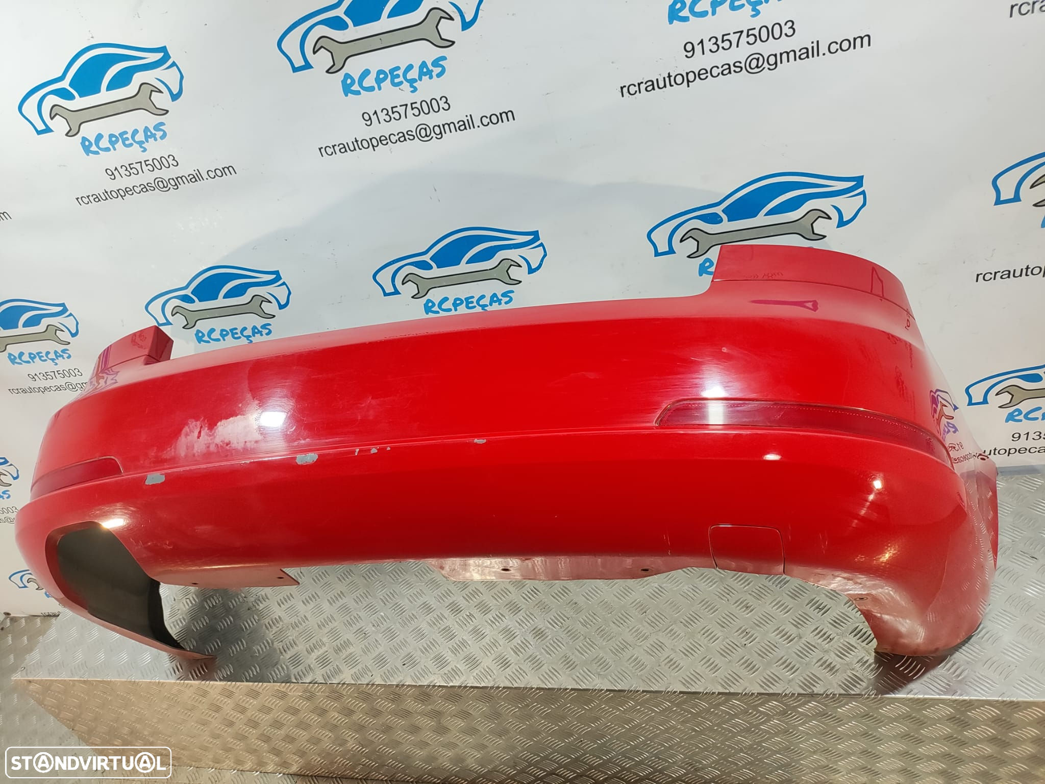 PARACHOQUES TRASEIRO TRÁS SKODA OCTAVIA II 2 MK2 1Z 1Z3 VRS RS SEDAN CARRO 1Z5807421B 1Z5807421 PARA-CHOQUES PARA CHOQUES ORIGINAL - 4