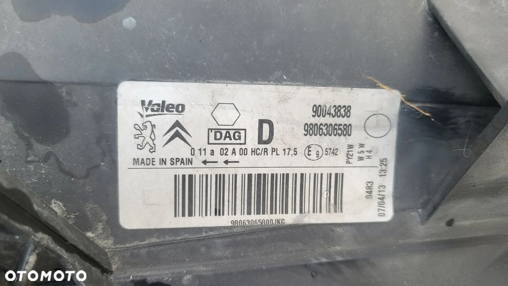 CITROEN BERLINGO II LIFT PARTNER LAMPA PRZOD PRAWA LEWA EUROPA - 5