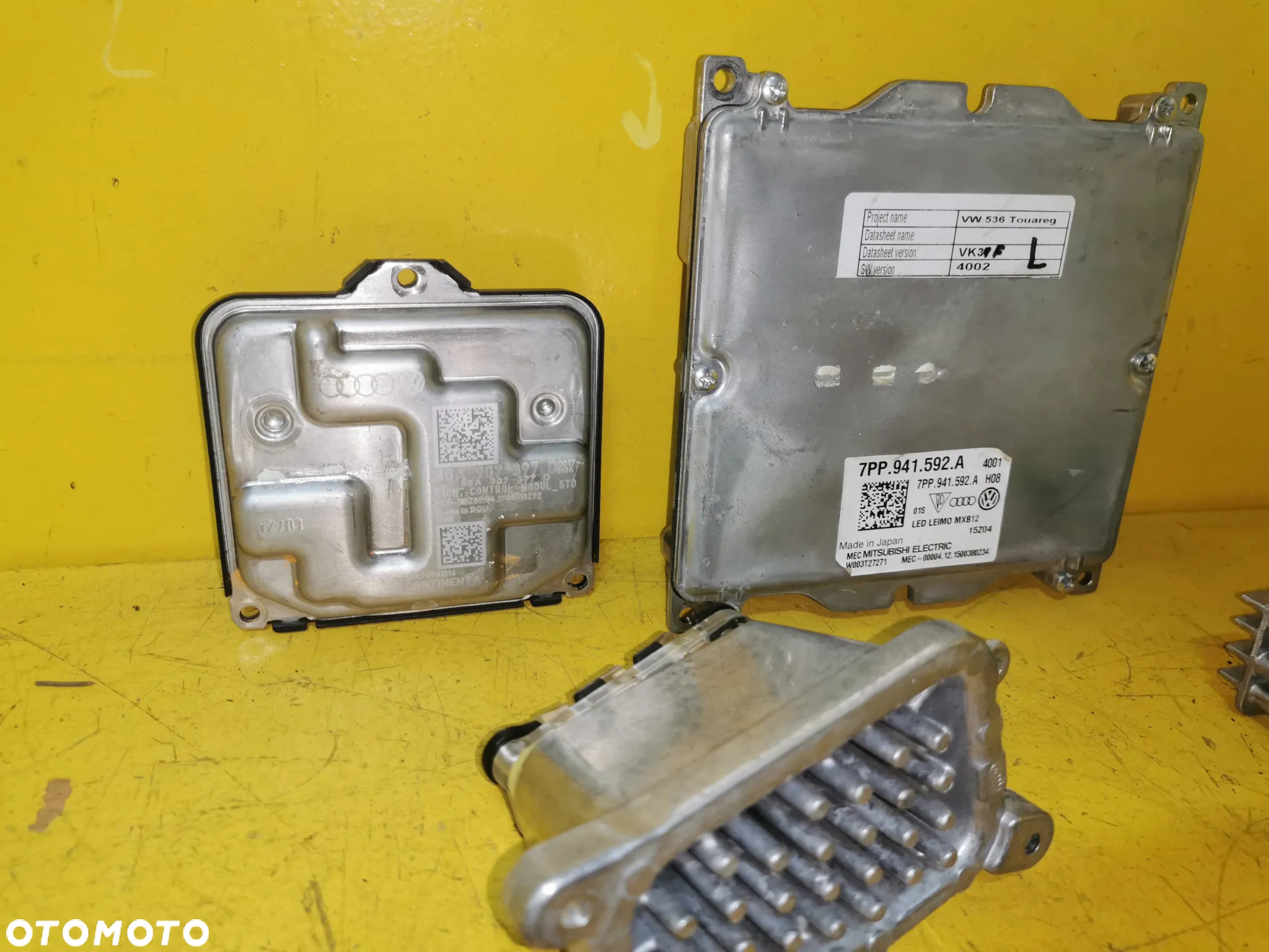 VW TOUAREG III PRZETWORNICA LAMPY LEWA PRAWA MATRIX 7PP941592A 80A907397D - 2