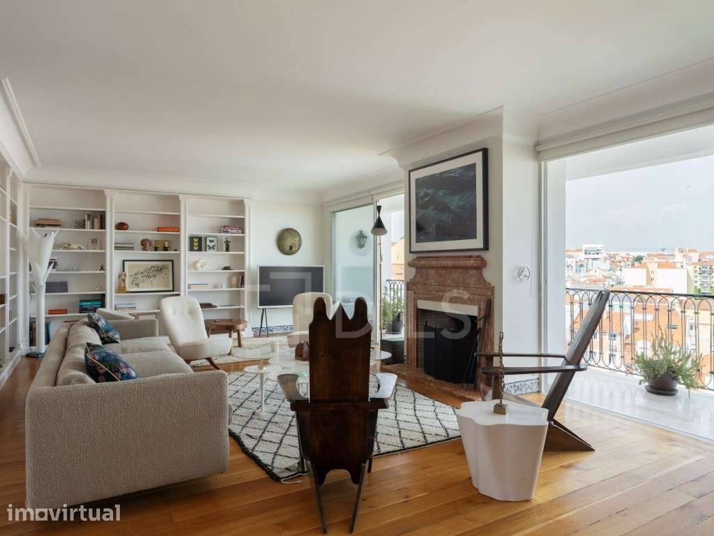 Apartamento T2 com terraço com vista rio, na Lapa, Lisboa - Grande imagem: 5/20