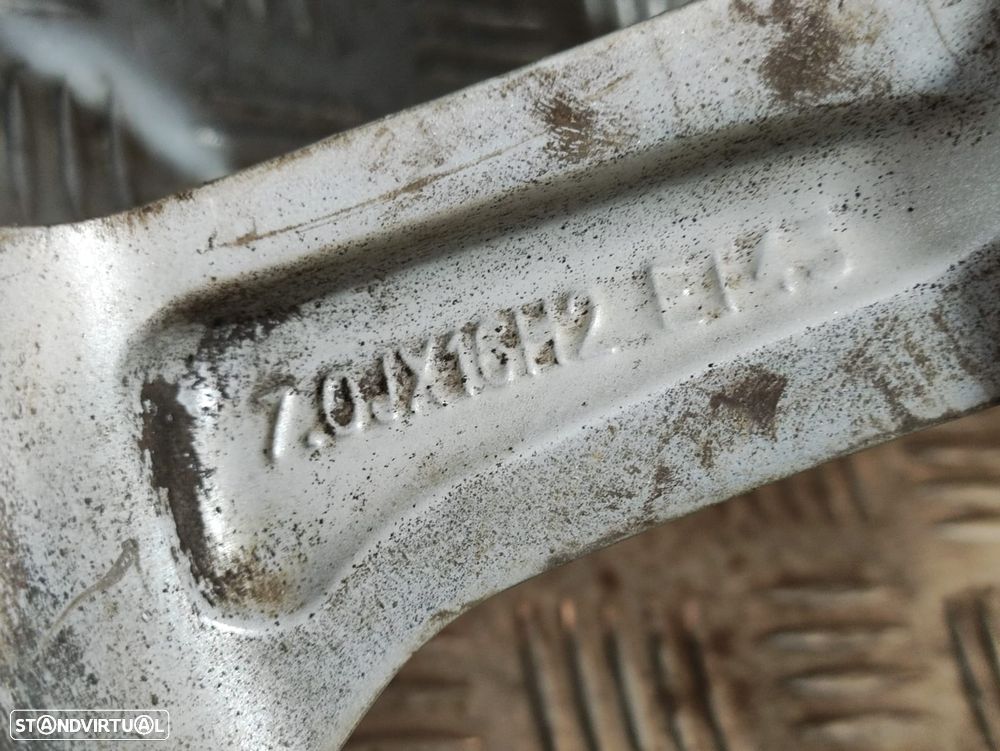 Conjunto 3 Jantes 16 Diamond Silver Seat Ibiza IV 6J FR 7J ET43 5x100 - 11