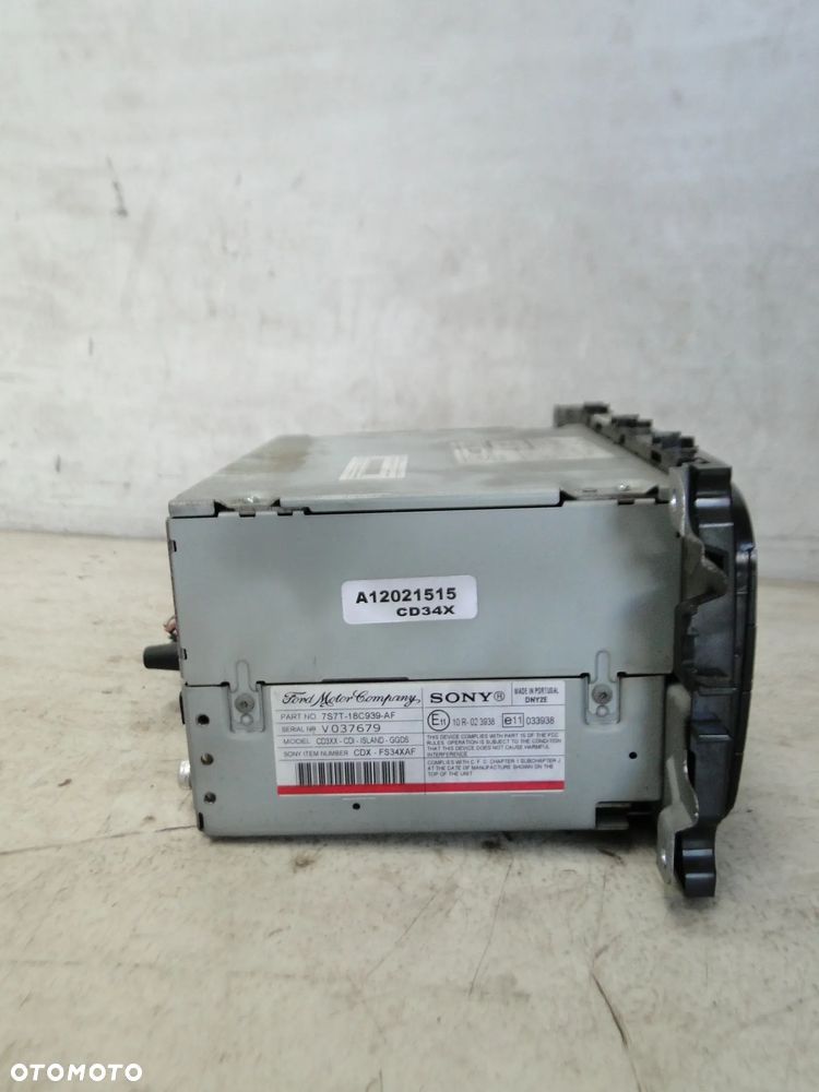 FORD MONDEO MK4 IV RADIO RADIOODTWARZACZ CD MP3 EUROPA - 7