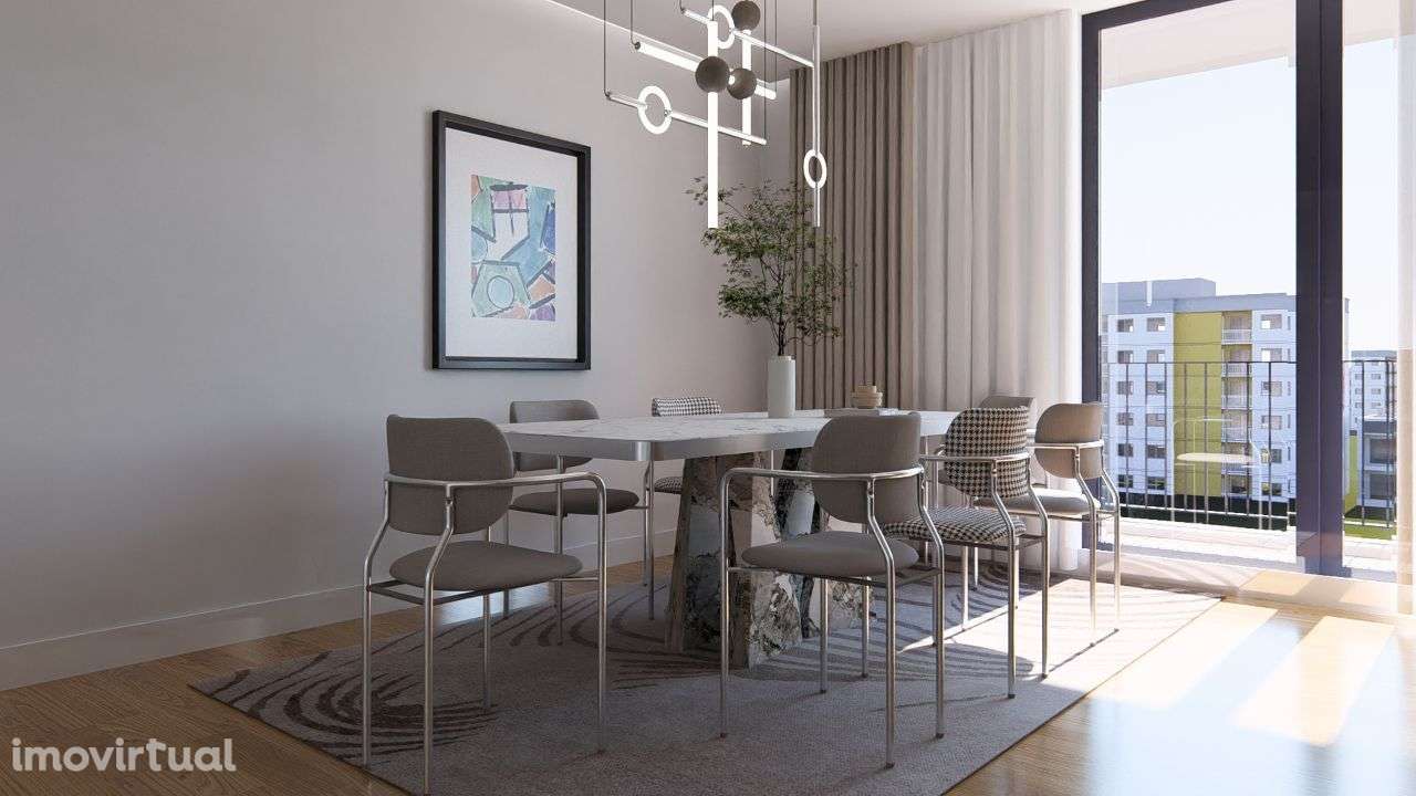 Algarve T2 Novo 21 m2 varanda suite com closet 2 lugares de garagem - Grande imagem: 5/49