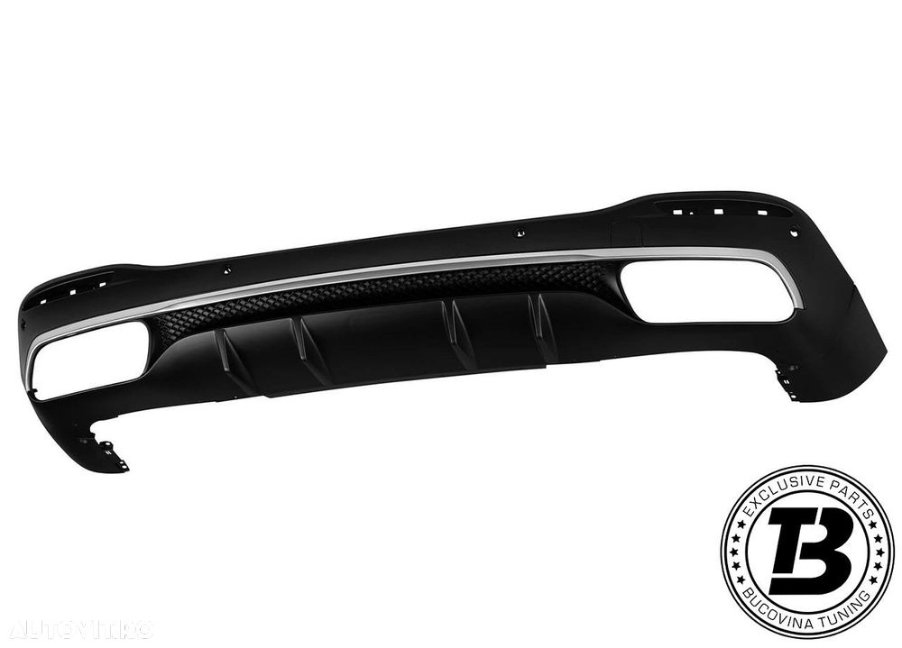 Difuzor Bara Spate cu Ornamente compatibil cu Mercedes GLS X167 GLS 63 Design - 8