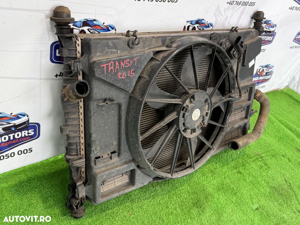 RADIATOR AC / ELECTROVENTILATOR FORD TRANSIT CUSTOM 2.2 DIESEL 2015 COD OEM BK21-8C607-B BK218005CC 0130308504 2013-2018 - 4