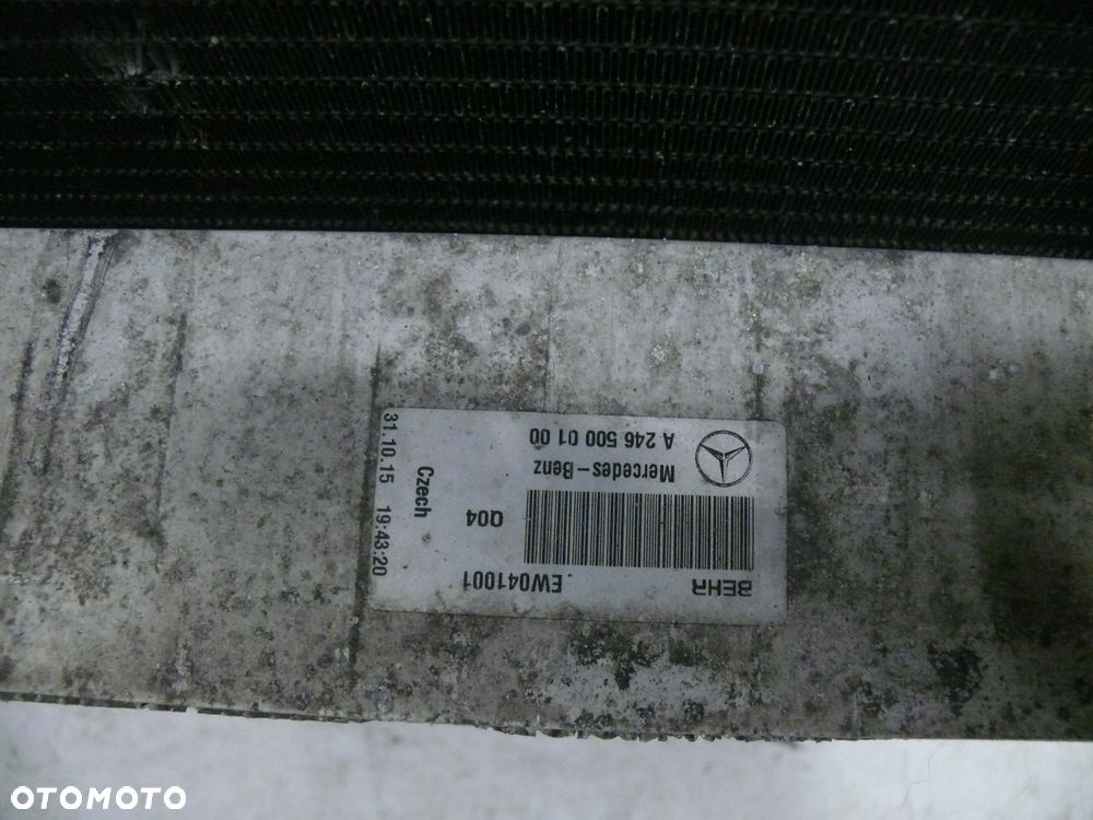 KOMPLET CHŁODNIC MERCEDES CLA C117 GLA SLC W172 W176 W246 2013 2016 - 3