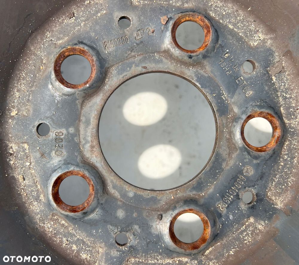 mercedes-benz felga stalowa 6.5jx16h2 et60 5x112 6394011302 - 2