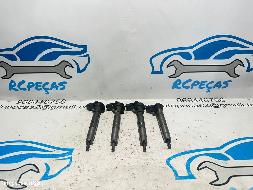 Conjunto 4 Injectores Audi VW Volkswagen Seat Skoda CAG 2.0 TDI 143cv 03L130277 0445116030 - 2