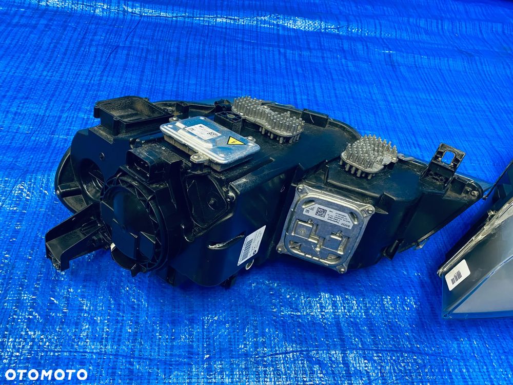 REFLEKTOR LAMPA LEWA PRAWA LEWY PRAWY PRZÓD PRZEDNIA XENON KSENON BI-XENON NIESKRĘTNY LCI BMW X5 E70 LIFT 11R ; 7240787 7240788 63117240787 63117240788 ORYGINAŁ EUROPA - 10