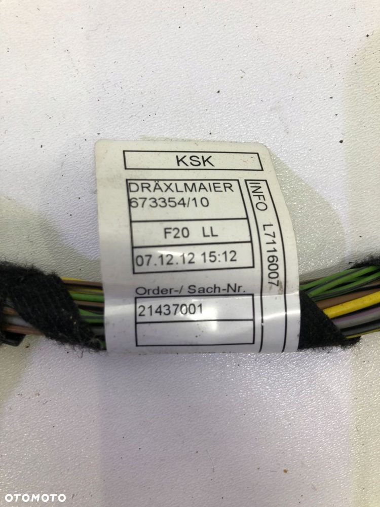 bmw f20 wiĄzka pdc tyŁ tylna 9279491 - 3