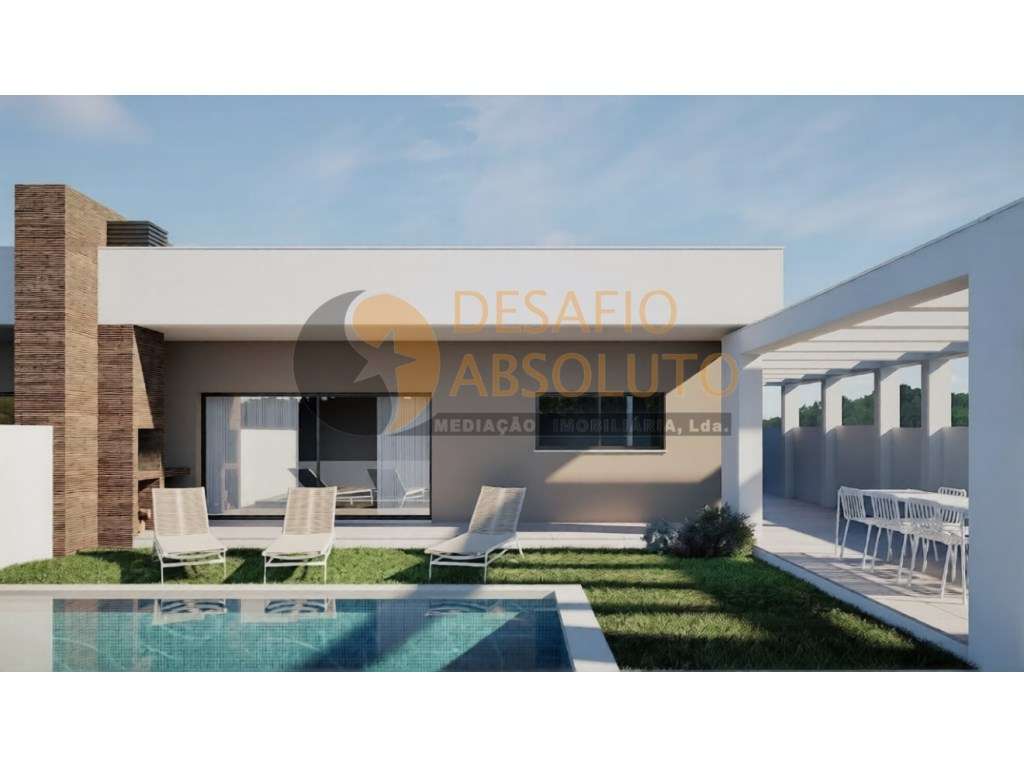 Moradia Geminada Térrea T4 c/ Piscina. Fernão Ferro - Grande imagem: 2/21